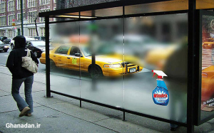 کمپین بازاریابی چریکی شیشه شوی windex